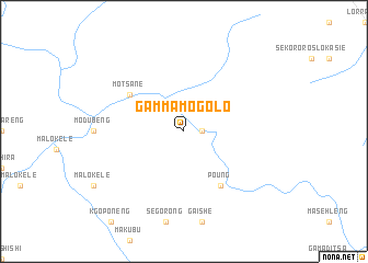 map of Ga-Mmamogolo