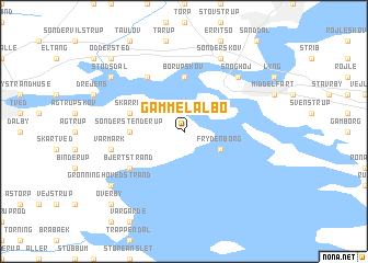 map of Gammel Ålbo