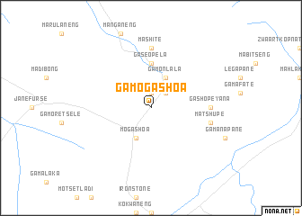 map of Ga-Mogashoa
