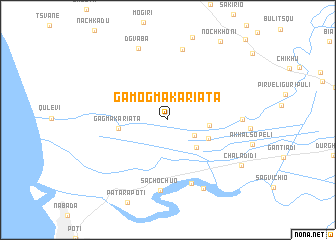 map of Gamogma-Kariata