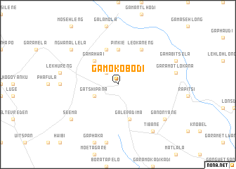 map of Ga-Mokobodi