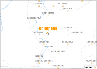 map of Ga-Monene