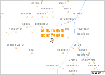 map of Ga-Motshemi