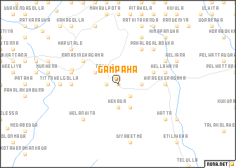 map of Gampaha