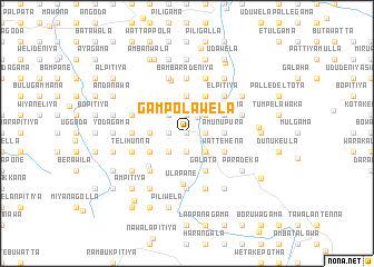 map of Gampolawela