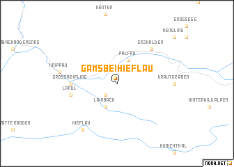 map of Gams bei Hieflau