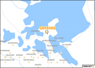 map of Gamshād