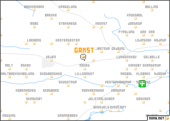 map of Gamst