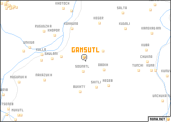 map of Gamsutl\