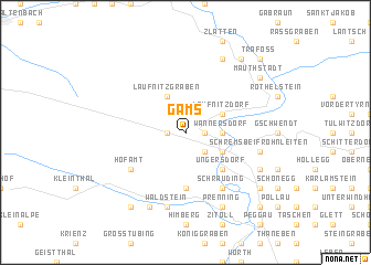 map of Gams