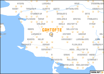 map of Gamtofte