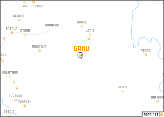 map of Gamu