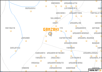 map of Gamzaki