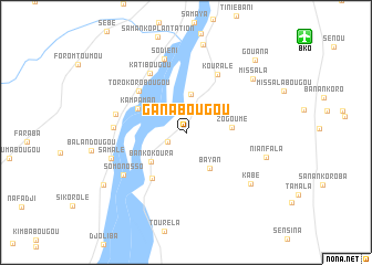 map of Ganabougou