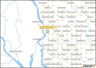 map of Ganapati