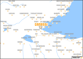 map of Ganassi