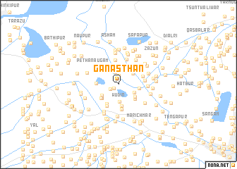 map of Ganasthān