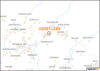 map of Ganatleba