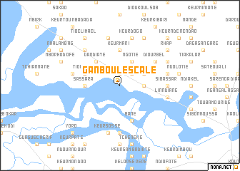 map of Ganboul Escale