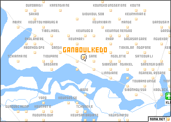 map of Ganboul Kedo