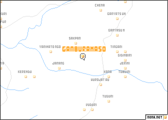 map of Ganburamaso