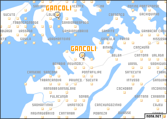 map of Gancoli