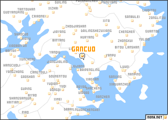 map of Gancuo