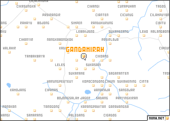 map of Gandamirah