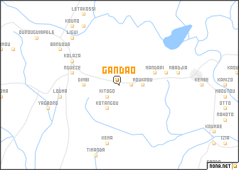 map of Gandao