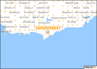 map of Gandara West