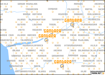 map of Gândara