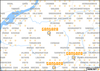 map of Gândara