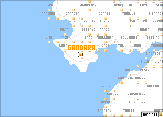 map of Gándara