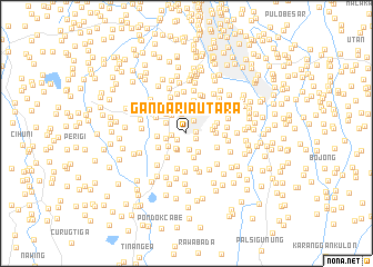 map of Gandaria-utara
