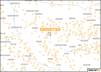 map of Ganda Tiga