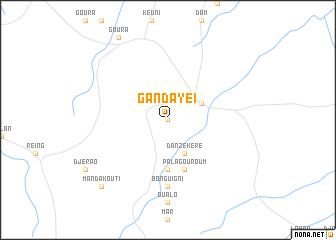 map of Gandaye I