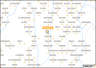 map of Gande