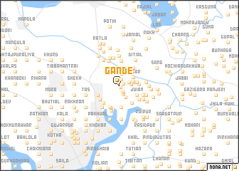 map of Gande