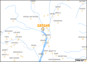 map of Gandha