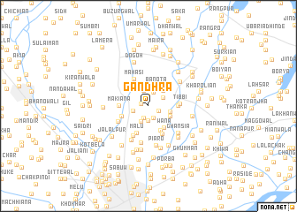 map of Gāndhra