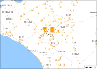 map of Gandoul