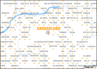 map of Gandrachão