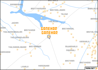 map of Ganehar