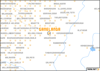 map of Ganelanda