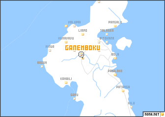 map of Ganemboku