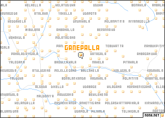 map of Ganepalla