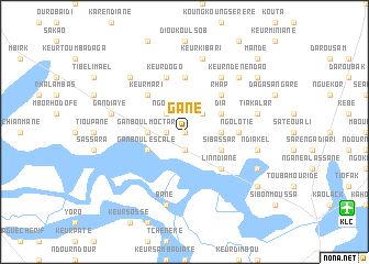 map of Gane
