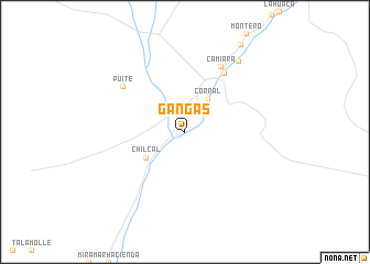 map of Gangas