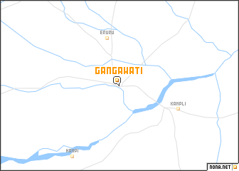 map of Gangāwati