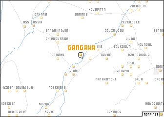 map of Gangawa